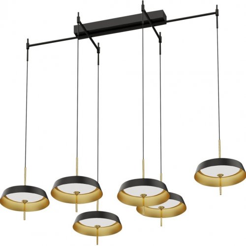 Подвесной светильник DeLight Collection MD18001061 MD18001061-6B black/gold Подвесной светильник DeLight Collection MD18001061 MD18001061-6B black/gold