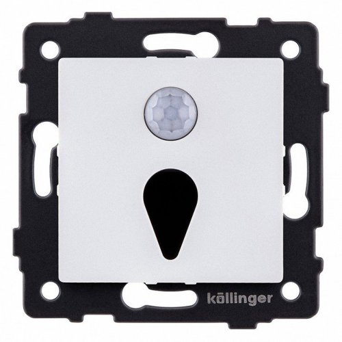 Заглушка для поста с подсветкой, без рамки Kollinger  REA-044WH