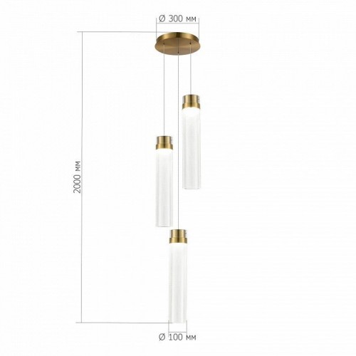 Подвесной светильник ST Luce Champagne SL6236.303.03