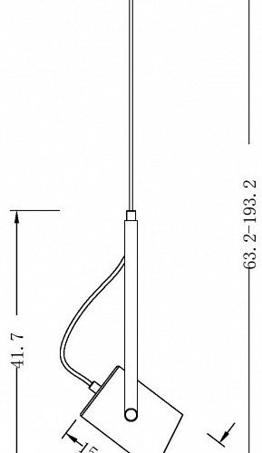 Подвесной светильник Freya Elori FR4004PL-01WB