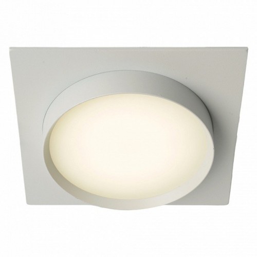 Светильник встраиваемый Feron DL506 потолочный GX53 белый квадрат 51358