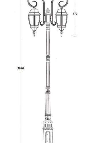 Наземный фонарь ARSENAL L 91210LA 18 E7 Gb