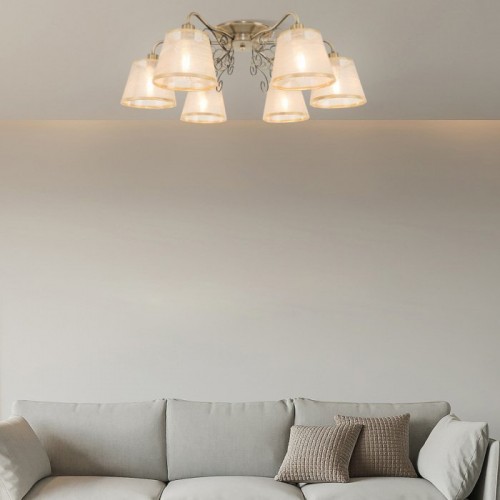 Потолочная люстра Arte Milano AM341120 341120/6 AB Потолочная люстра Arte Milano AM341120 341120/6 AB