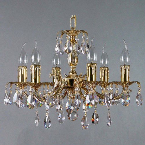 Подвесная люстра Ambiente by Brizzi Benisa 2226/6 WP Tear Drop Подвесная люстра Ambiente by Brizzi Benisa 2226/6 WP Tear Drop