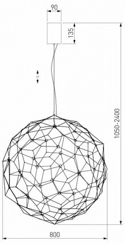 Подвесной светильник Bogates Alioth 453/1 Подвесной светильник Bogates Alioth 453/1