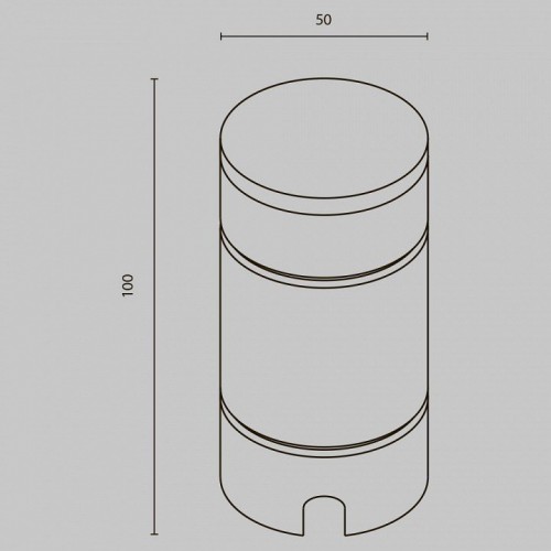 Встраиваемый светильник уличный Maytoni Brill O474FL-L2GF3K
