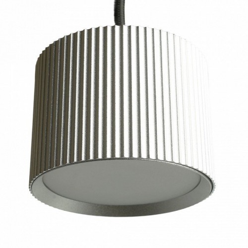 Светильник потолочный Feron Barrel HL4588 ARIA  levitation 12W, 230V, GX53, серебро + черный, на подвесе 1,7 м