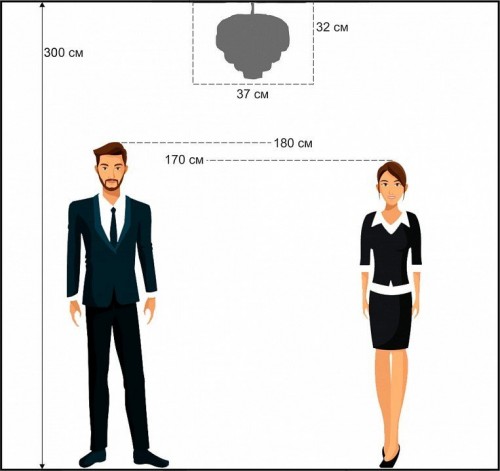 Подвесная люстра Arti Lampadari Sabina E 1.5.32.100 N Подвесная люстра Arti Lampadari Sabina E 1.5.32.100 N