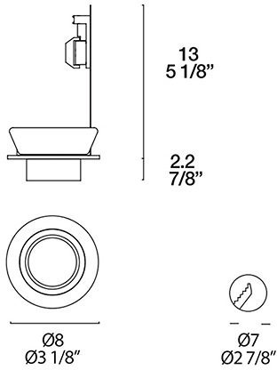 Точечный светильник Leucos SD 0301327360007 Точечный светильник Leucos SD 0301327360007