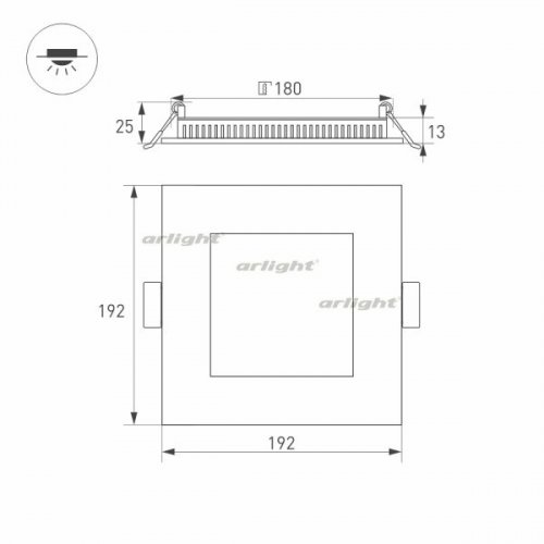 Точечный светильник Arlight DL 0 21916