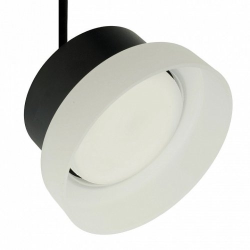 Светильник потолочный Feron Barrel HL4608 OPAL levitation 12W, 230V, GX53, черный, на подвесе 1,7 м