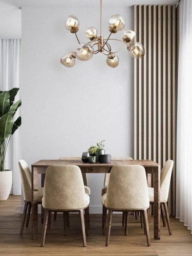 Люстра на штанге Freya  FR8017PL-08MG