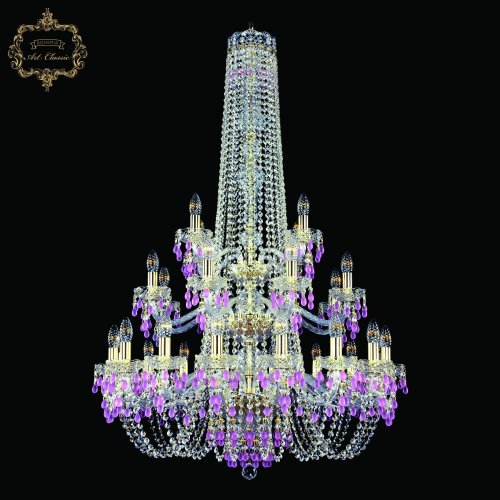 Подвесная люстра ArtClassic 11.24 11.24.16+8+4.300.3d.h-128.Gd.V7010