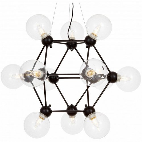 Подвесная люстра Lumina Deco Zodiak LDP 160N-12 BK+PR