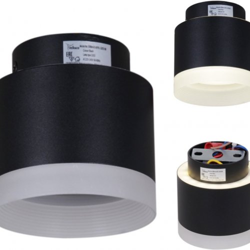 Точечный светильник Reluce 53004-9.5-001IL GX53+LED3W BK