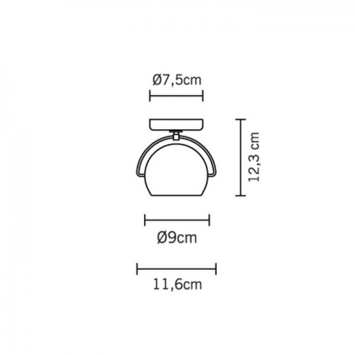Настенный светильник Fabbian Beluga D57G1303 Настенный светильник Fabbian Beluga D57G1303