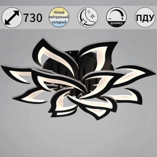 Светильник потолочный Reluce 30150-0.3-8+4 BK Светильник потолочный Reluce 30150-0.3-8+4 BK