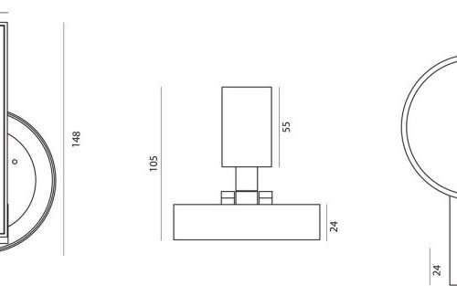 Трековый светильник Donolux Luna DL18791/Black Bronze 12W