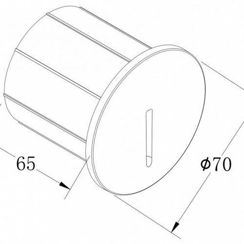 Встраиваемый светильник Maytoni Outdoor Lock O014SL-L3W3K