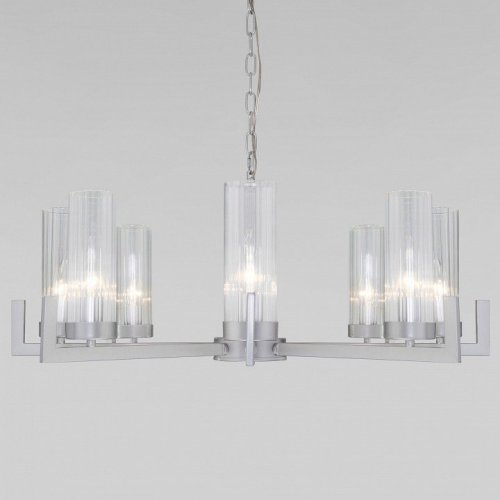 Подвесная люстра Eurosvet Arganie 60133/8 серебро