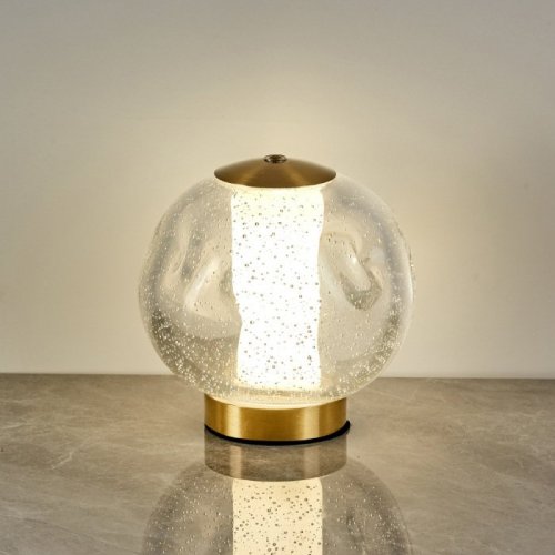 Интерьерная настольная лампа OD2437 OT2437-T brass/clear Интерьерная настольная лампа OD2437 OT2437-T brass/clear