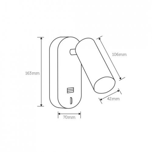 Спот PointOne FR10001WL-L4B