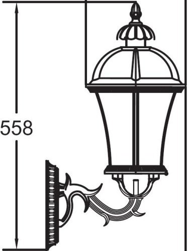 Настенный фонарь Oasis Light уличный ROMA L 95201L 15 Gb Настенный фонарь Oasis Light уличный ROMA L 95201L 15 Gb