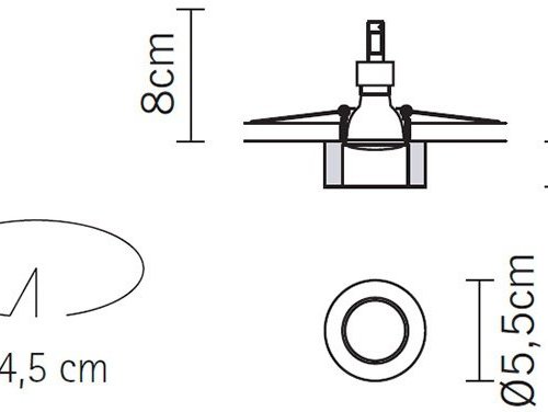 Точечный светильник Venere D55F0611