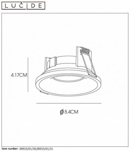 Встраиваемый светильник Lucide Ziva 09923/01/30