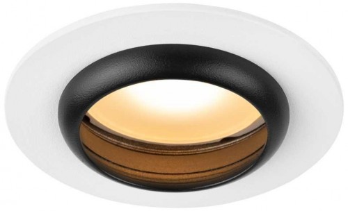 Светильник встраиваемый алюминиевый ЭРА KL109 WH/BK под лампу MR16 GU5.3 белый/черный матовый Б0061828