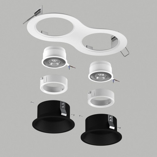 Встраиваемый светильник Lightstar Domino D6260707WMOD