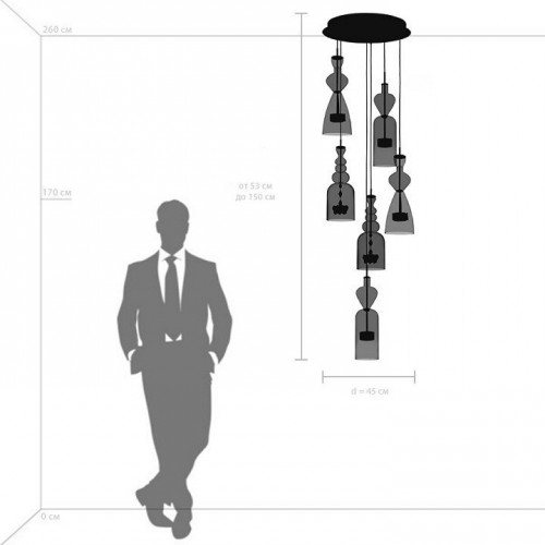 Подвесная люстра Lightstar Belle 814069 Подвесная люстра Lightstar Belle 814069
