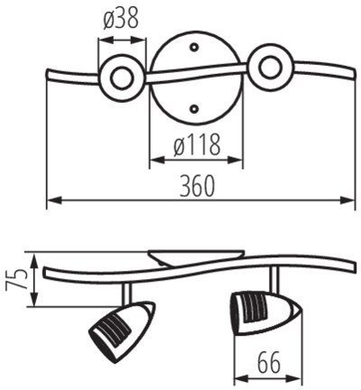 Спот Kanlux MOLI EL-2I 7086 Спот Kanlux MOLI EL-2I 7086