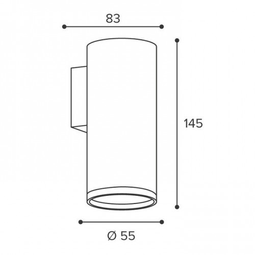 Накладной светильник Wolta AQUA WSL-GU10/W14W
