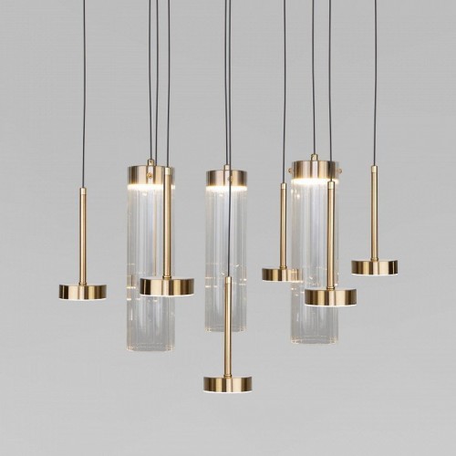 Подвесной светильник Eurosvet Quarzo 301102 LED латунь