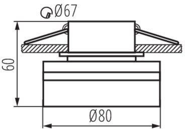 Точечные светильники Kanlux GOVIK-ST DSO-W 29238