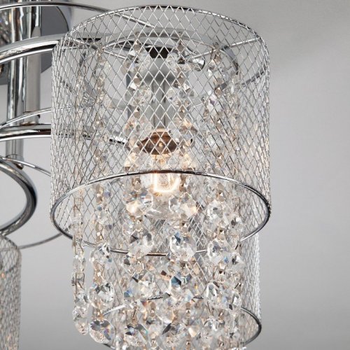 Потолочная люстра Eurosvet Bonnie 30137/5 хром Потолочная люстра Eurosvet Bonnie 30137/5 хром