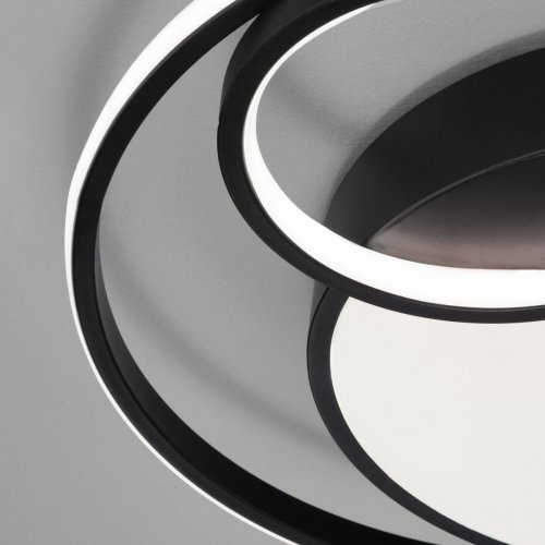 Потолочный светодиодный светильник Eurosvet Jeremy 90254/1 черный Потолочный светодиодный светильник Eurosvet Jeremy 90254/1 черный