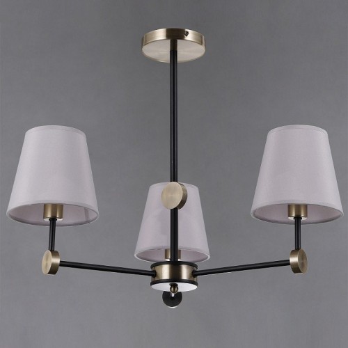 Потолочная люстра Illumico IL0394-3CSQ-24 BK AB CASTOR