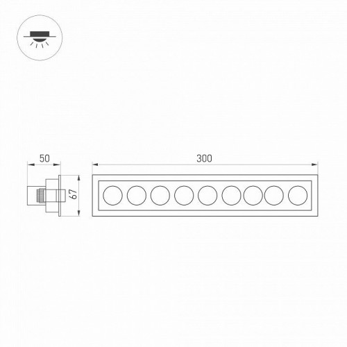 Точечный светильник Arlight MS-ORIENT-BUILT-TURN 031931 Точечный светильник Arlight MS-ORIENT-BUILT-TURN 031931