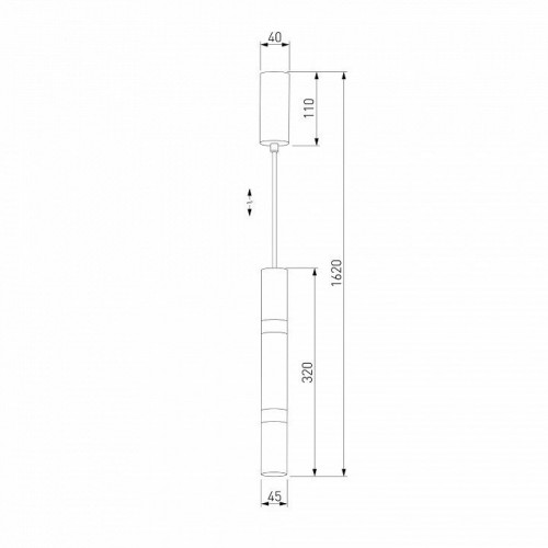 Подвесной светильник Eurosvet Axel 50210/1 LED черный