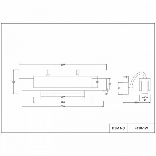 Настенный светильник Favourite Magestic 4110-1W