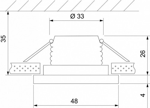 Встраиваемый светодиодный светильник Elektrostandard 15271/Led черный a056027
