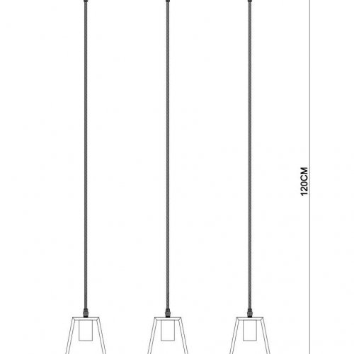 Подвесной светильник Arte Lamp Brussels A8030SP-3BK