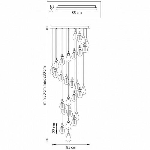 Потолочная люстра Lightstar Colore 805289