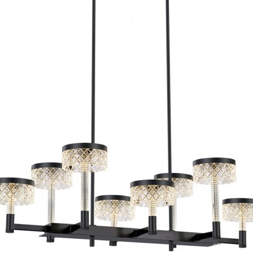Подвесная люстра Diamond cut MD21020075-8B matt black Подвесная люстра Diamond cut MD21020075-8B matt black