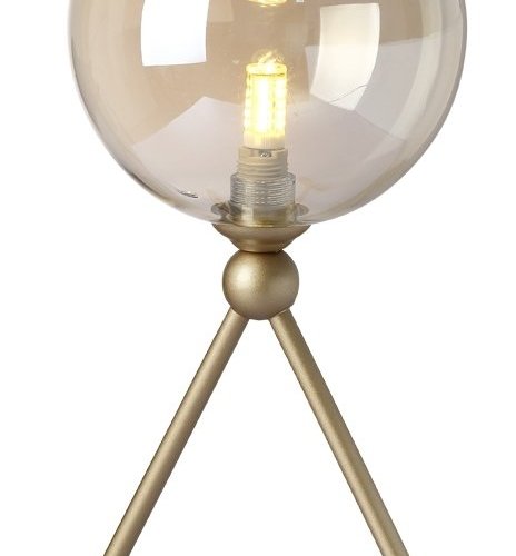 Настольная лампа Crystal Lux Francisca LG1 Gold/Cognac Настольная лампа Crystal Lux Francisca LG1 Gold/Cognac