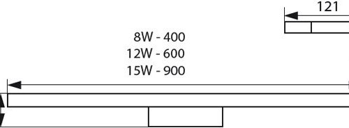 Светильник для зеркал в ванную Kanlux ASTEN LED IP44 8W-NW 26680