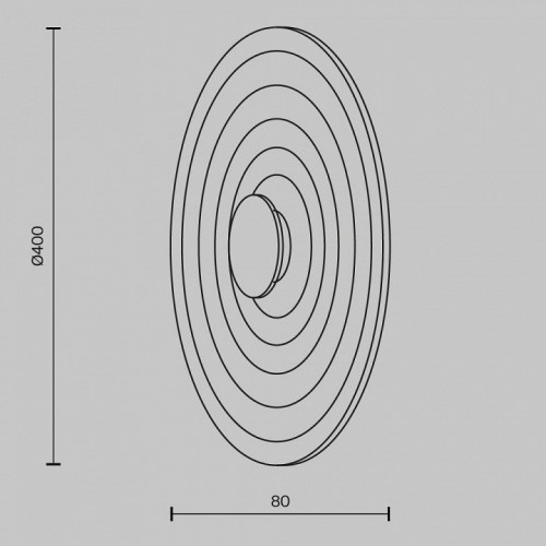Настенный светильник Maytoni Nami MOD400WL-L5W3K