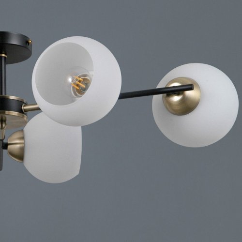 Потолочная люстра Illumico IL0469-6CSQ-24 BK AB LIBRA Потолочная люстра Illumico IL0469-6CSQ-24 BK AB LIBRA